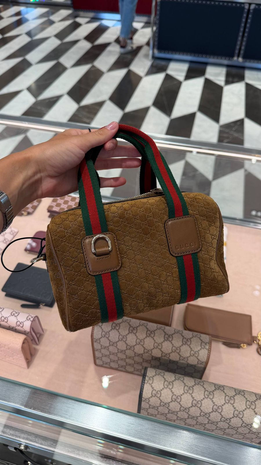 Ophidia GG Suede Mini Bag