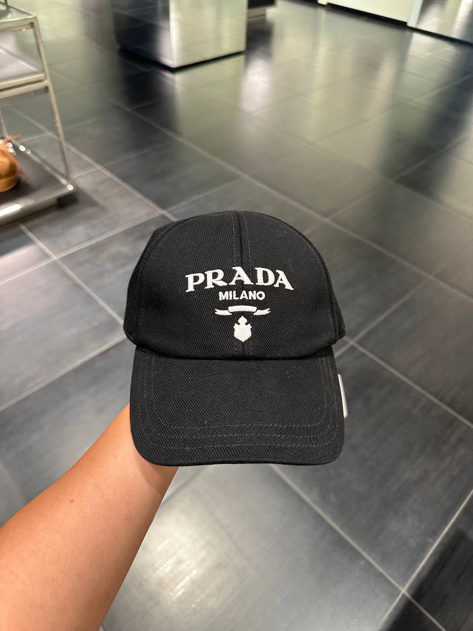 Drill baseball cap with logo