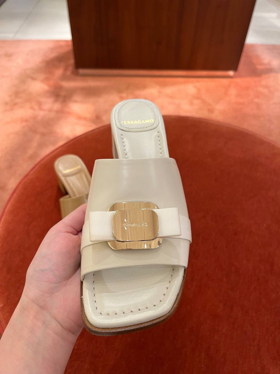 Gancini Slide Sandal