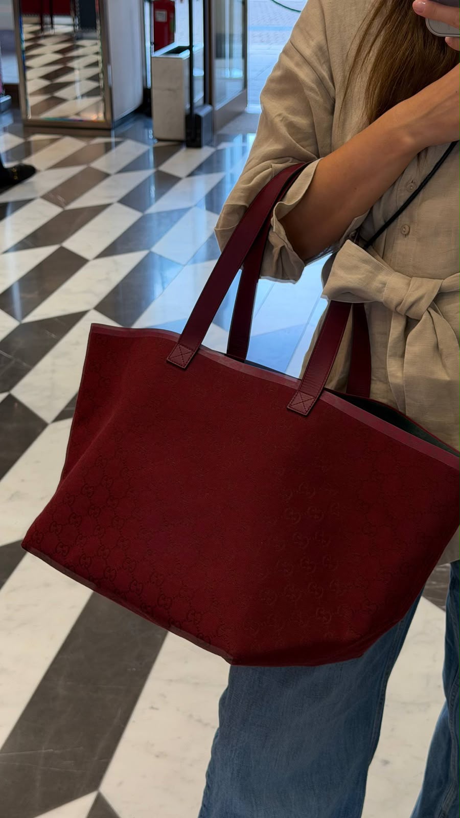 GG Canvas Tote Bag