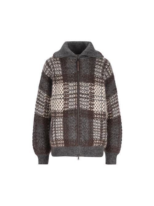 Cardigan realizzato in misto mohair