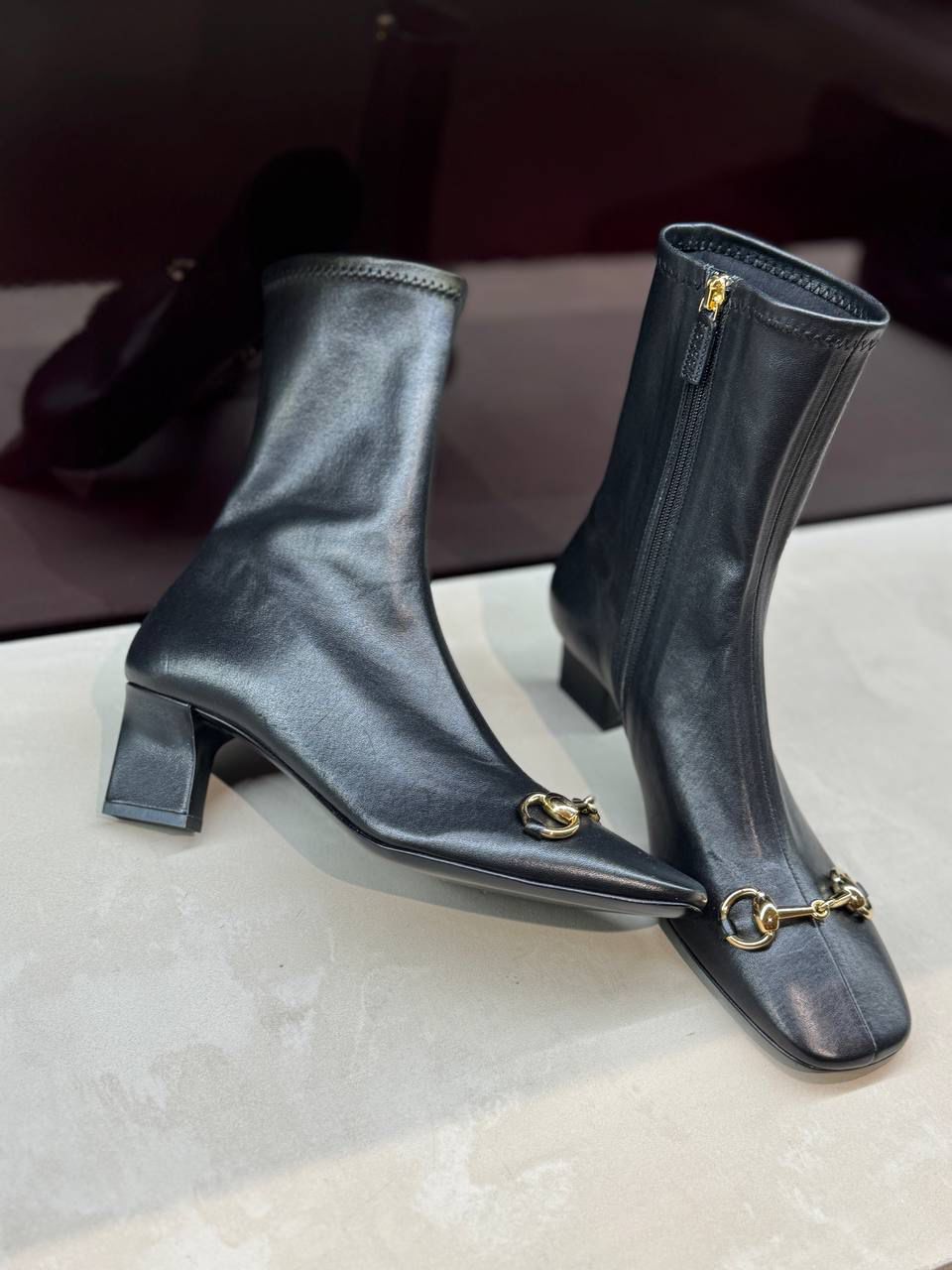 Horsebit ankle boot