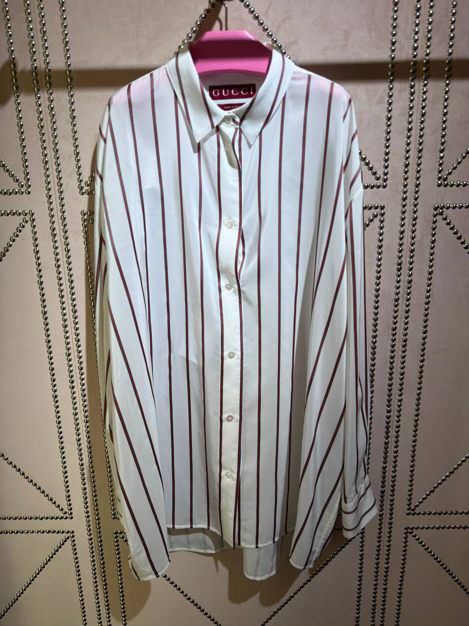 Striped Silk Shirt