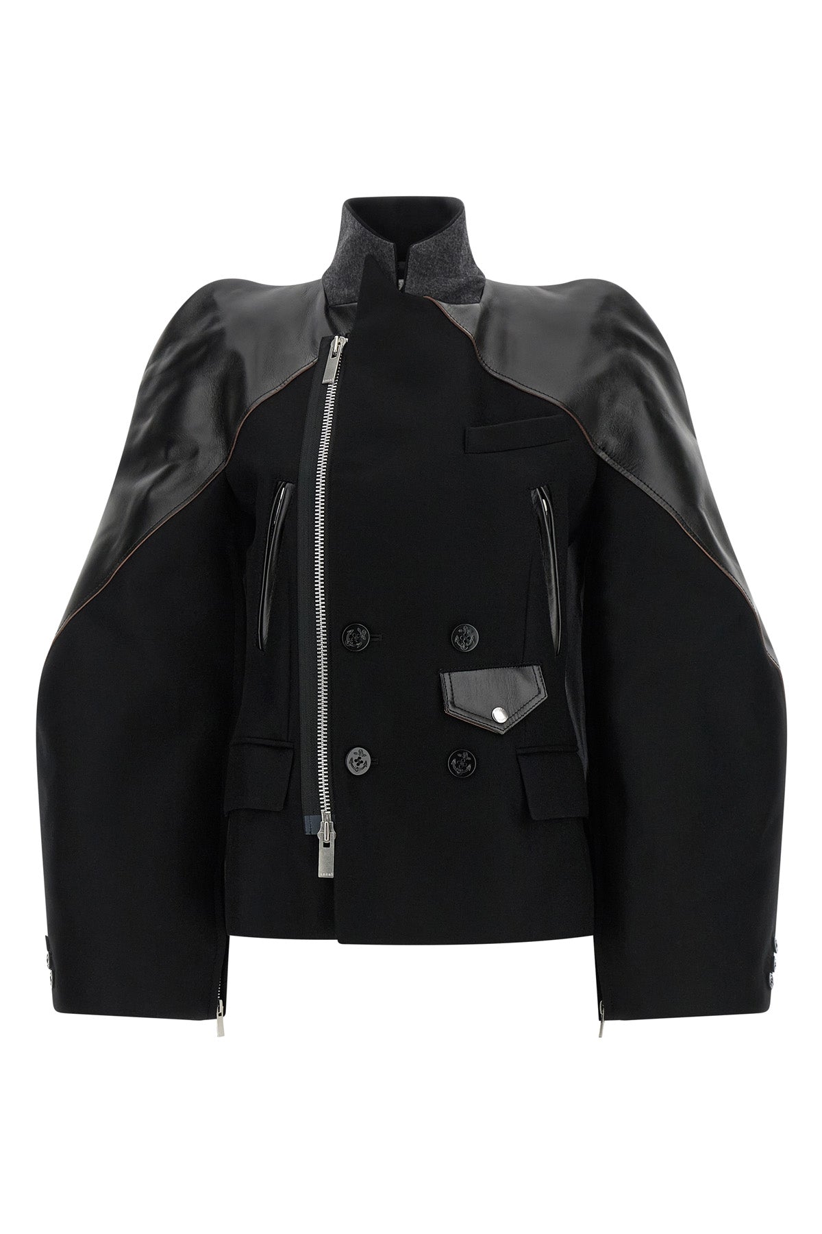 Melton wool jacket