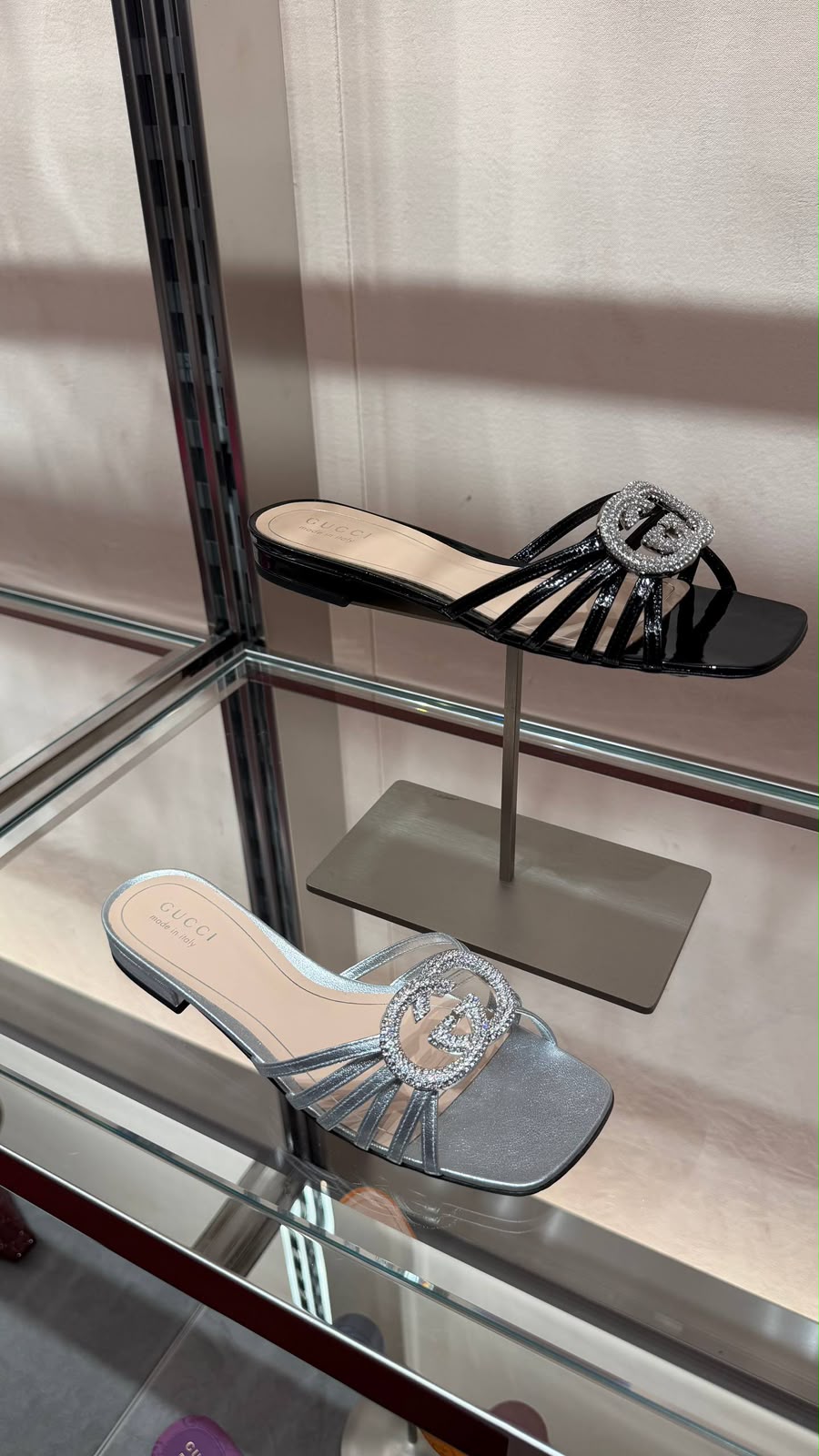 Women's Slide Sandal with Interlocking G