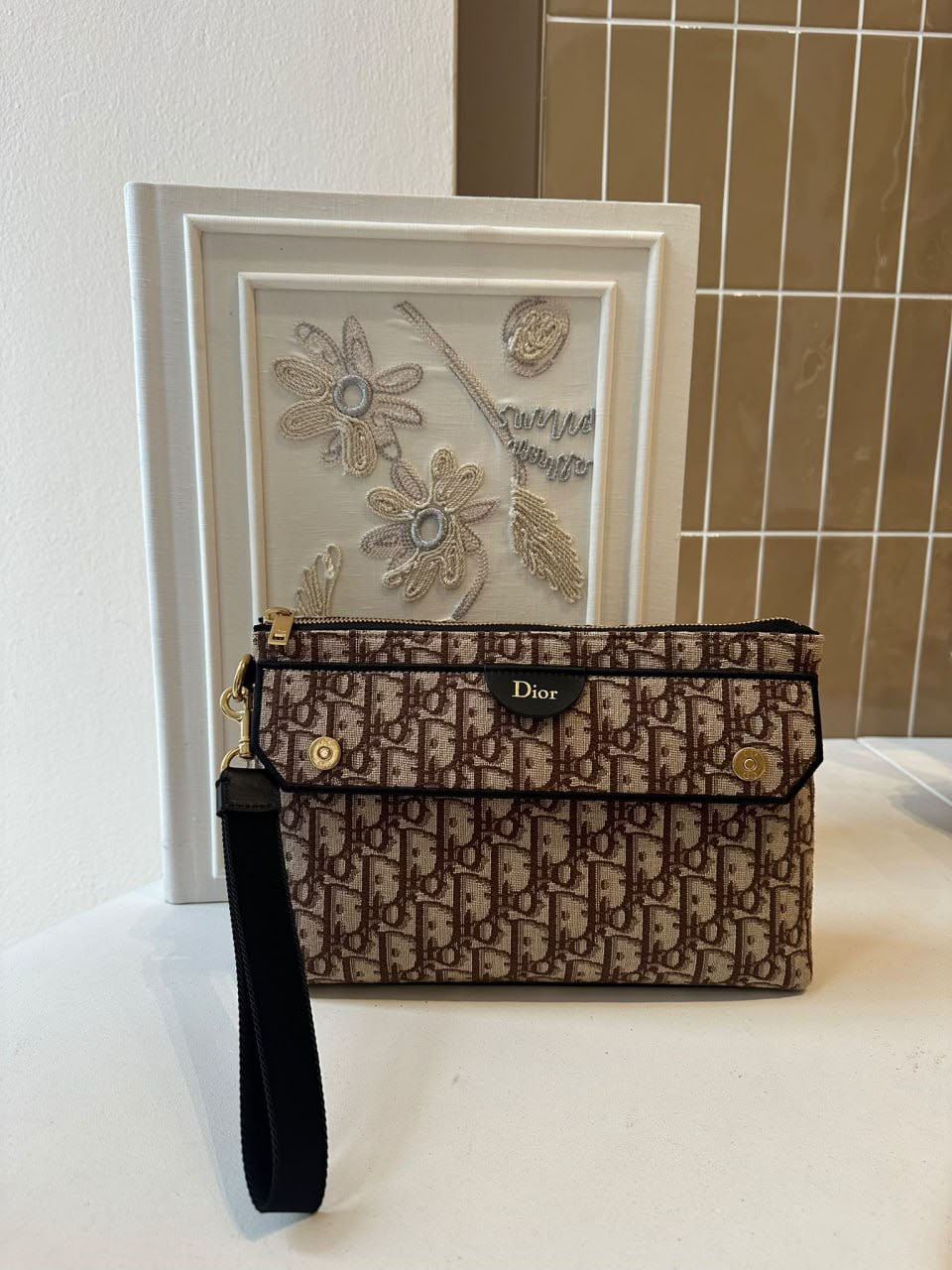 Oblique Pouch with Strap