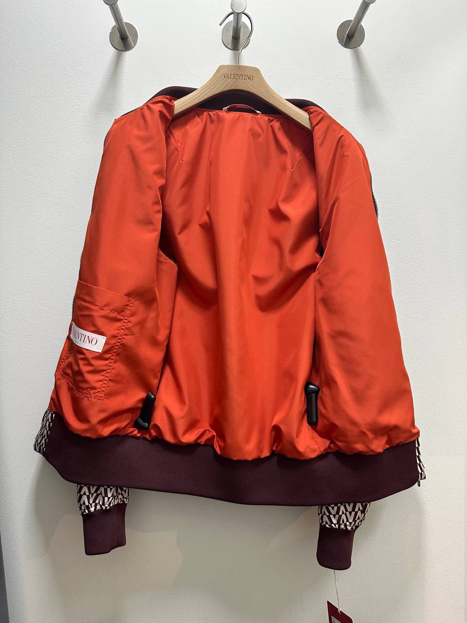 VLogo Signature Reversible Bomber Jacket