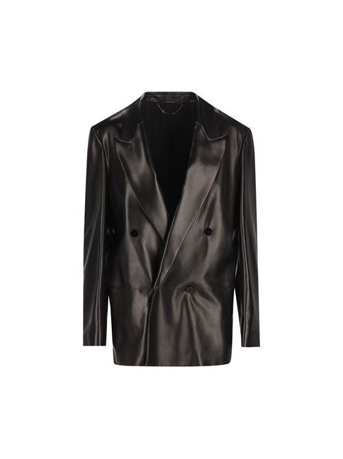Giacca realizzata in pelle