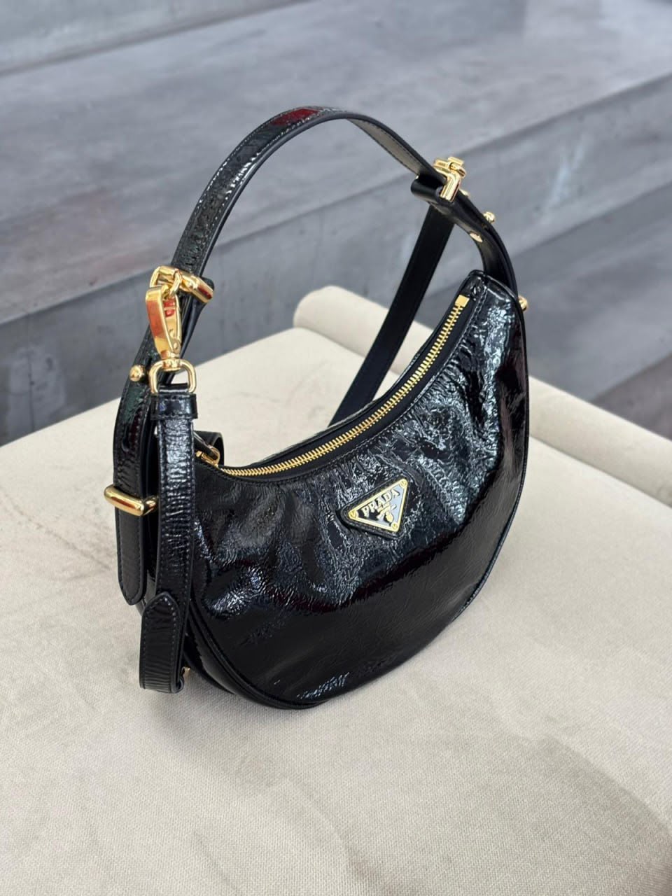 Moon padded nappa leather bag