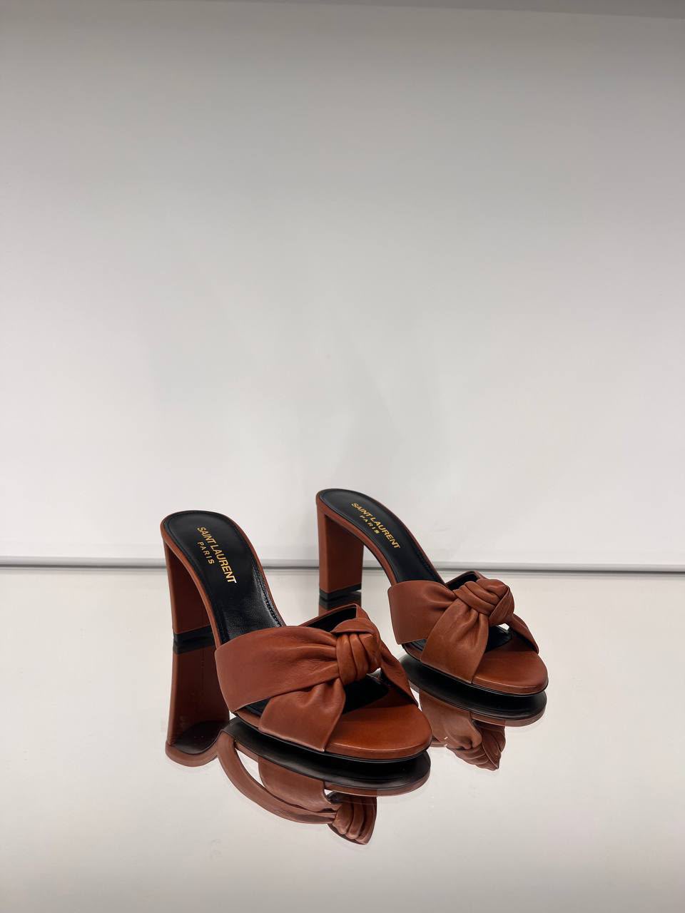 Nu Pieds Knotted Leather Mules