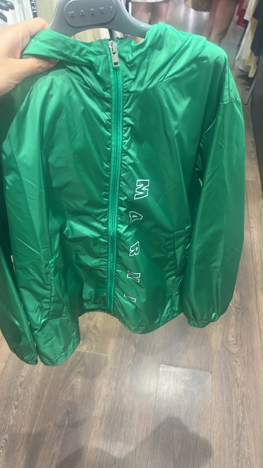 Logo-Print Hooded Windbreaker