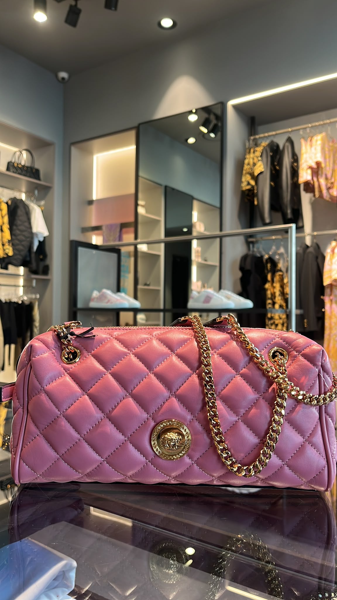 Quilted Leather Shoulder Bag