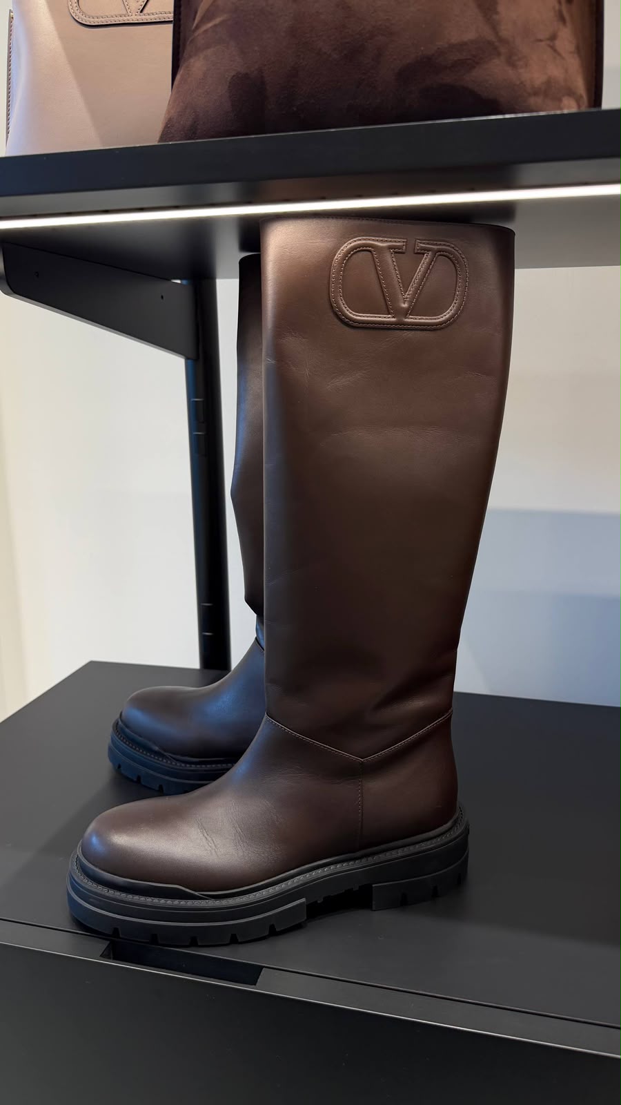 Garavani VLogo Signature Calfskin Boot