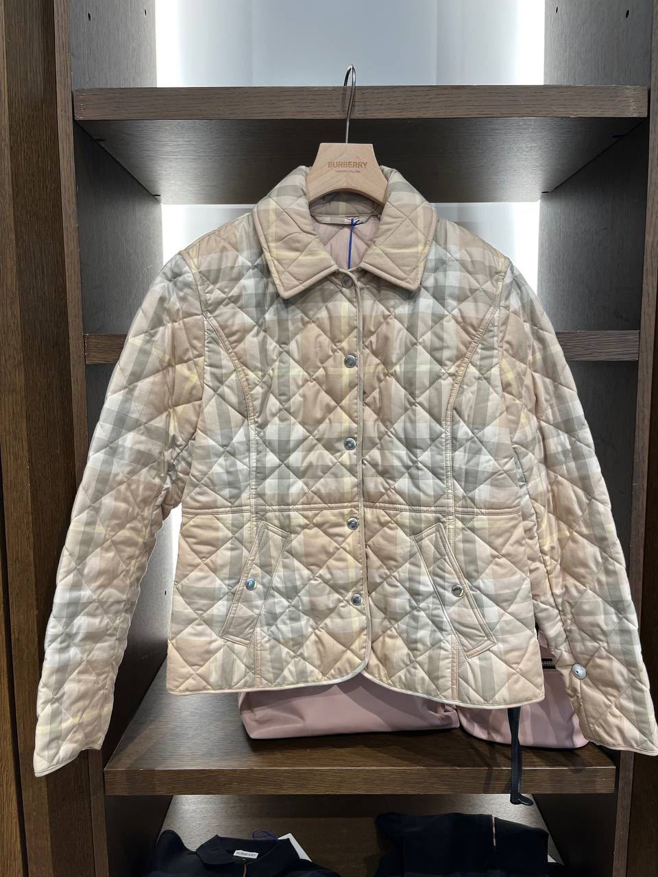 Check Quilted Jacket
