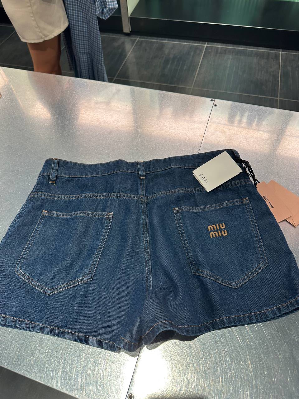 Denim shorts