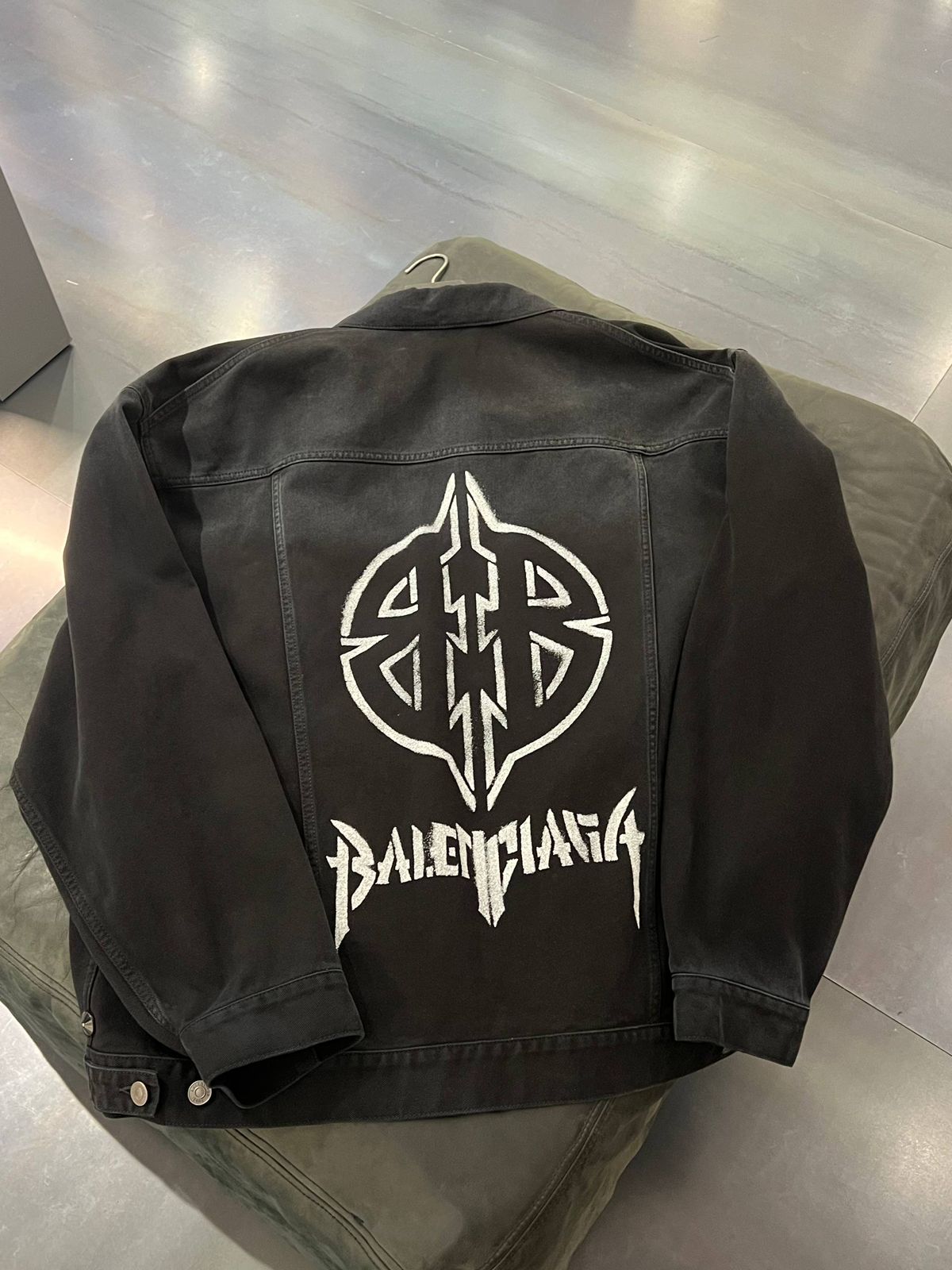 Metal Logo Denim Jacket
