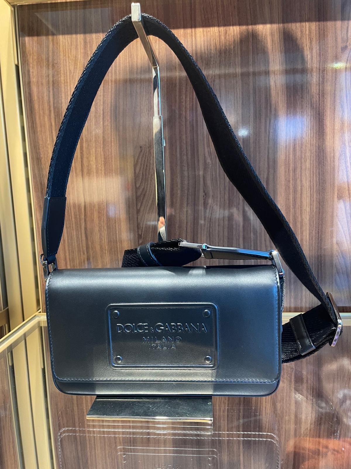 Logo-Plaque Crossbody Bag