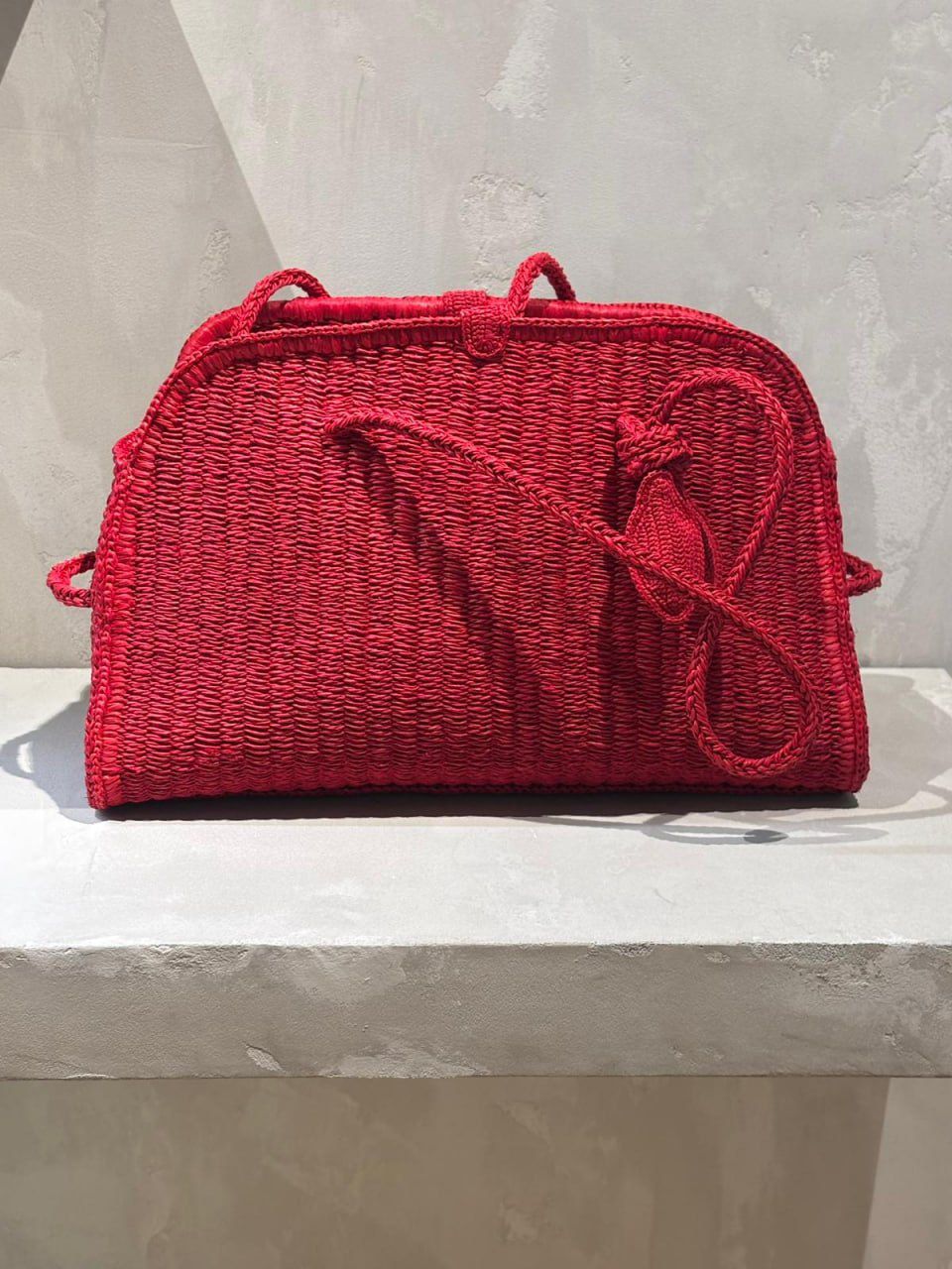 90s Bag in Raffia