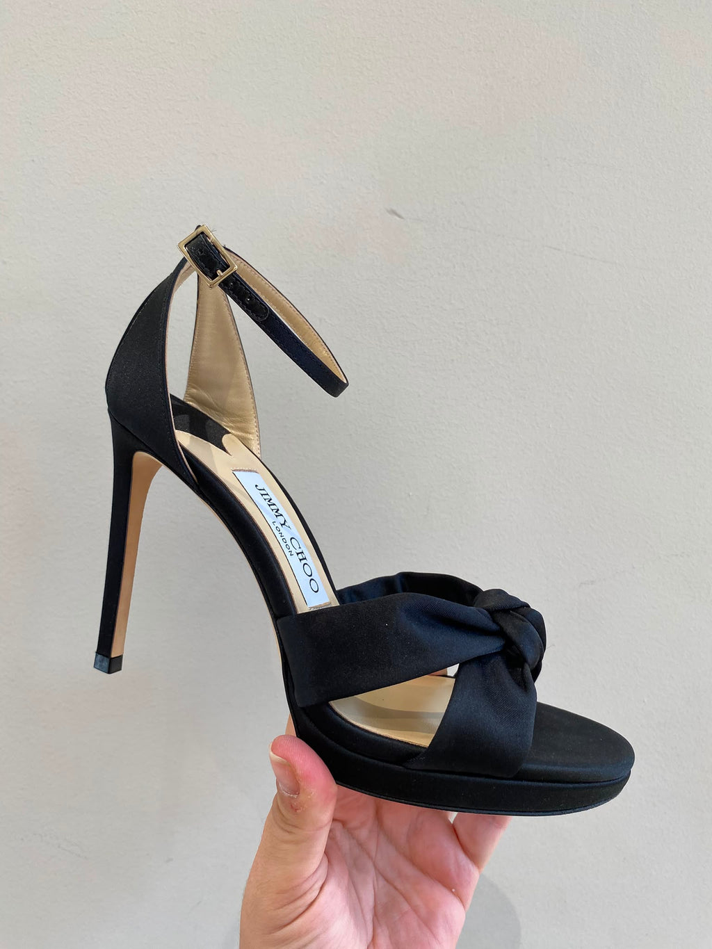 'Mimi' Satin Platform Sandals