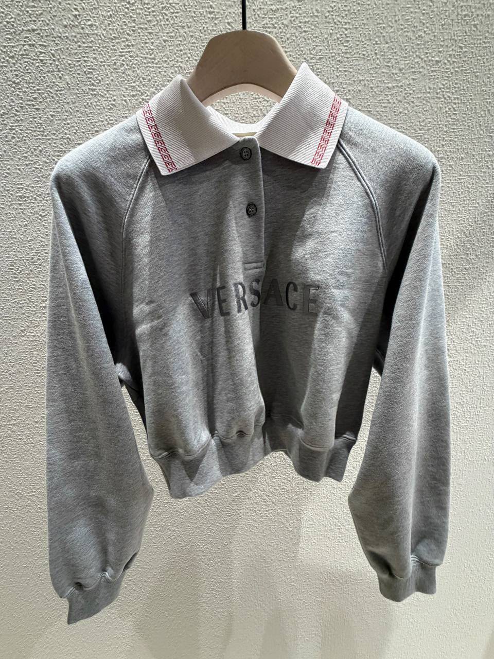 Greca Collar Logo Sweatshirt