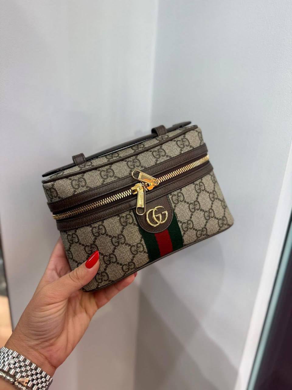 Ophidia GG cosmetic case