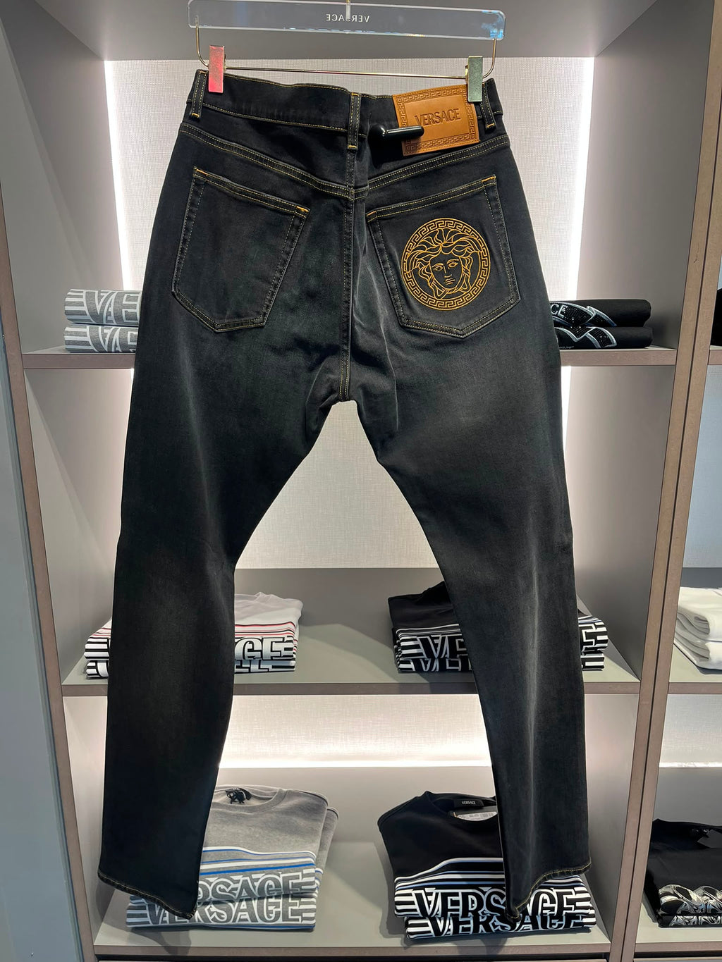 Distressed Slim-Fit Jeans
