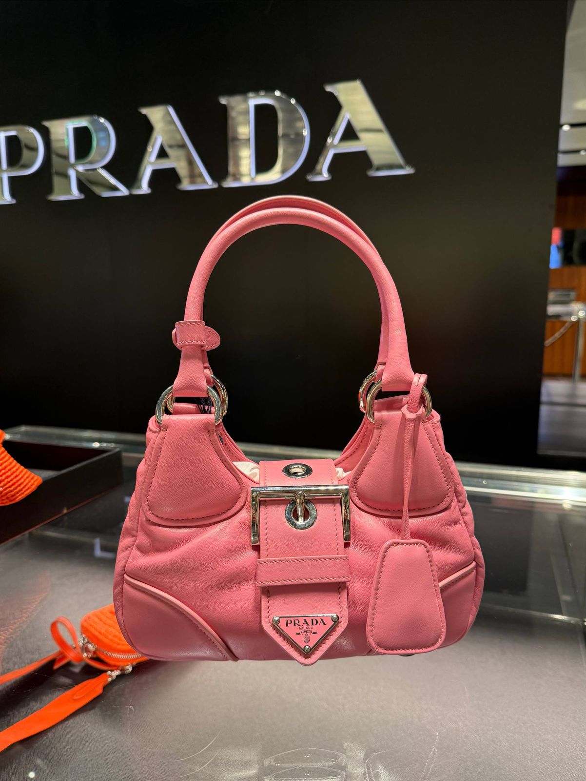 Moon Nappa Leather Bag