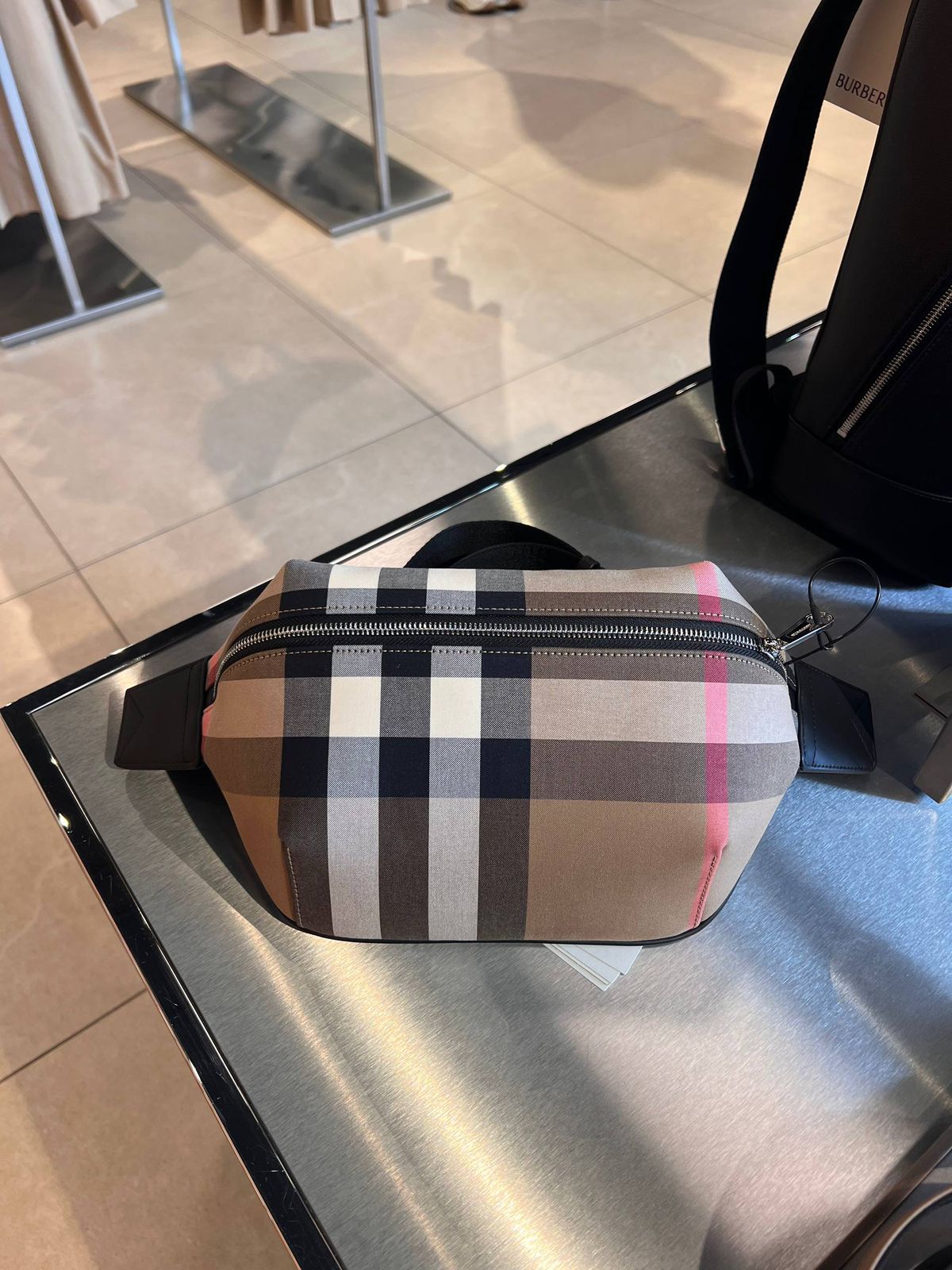 Burberry Check Belt Bag
