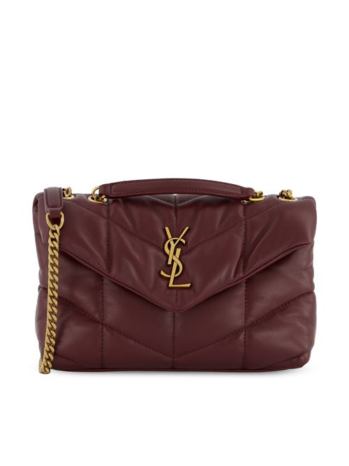 Loulou Puffer Toy in Pelle di Agnello Rouge Cabernet