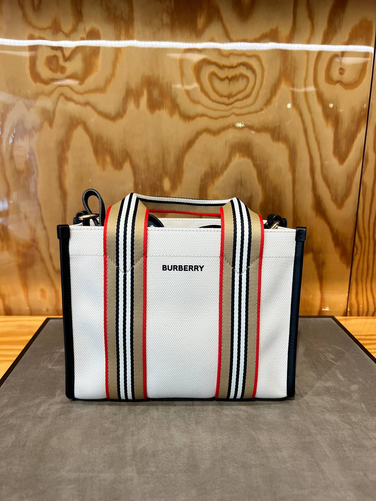 Mini Canvas and Leather Freya Tote Bag