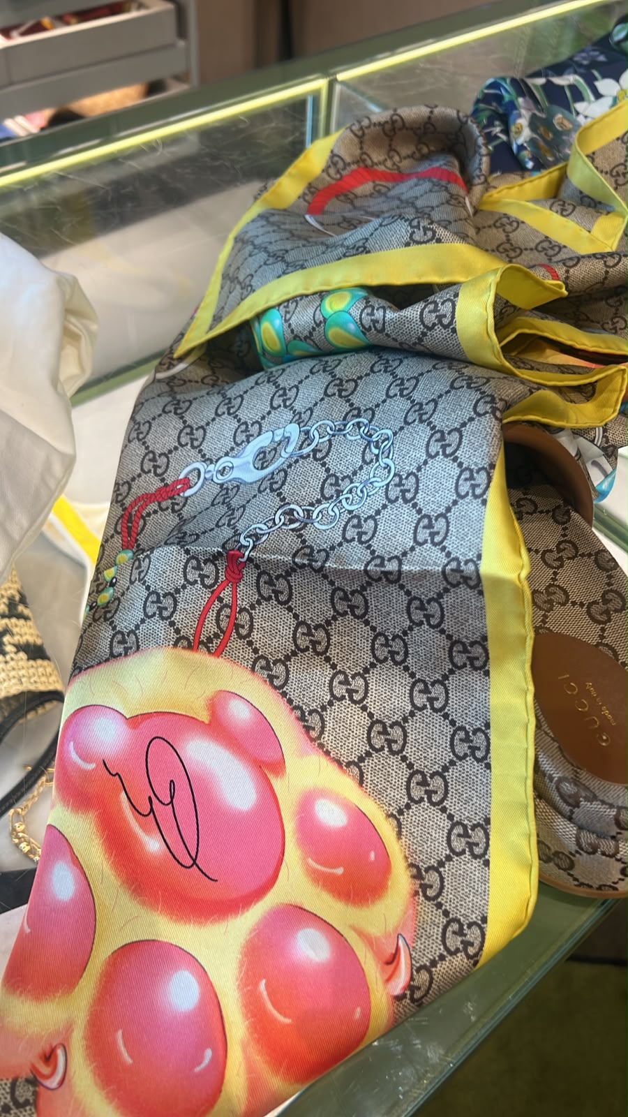 GG Supreme Silk Neck Bow