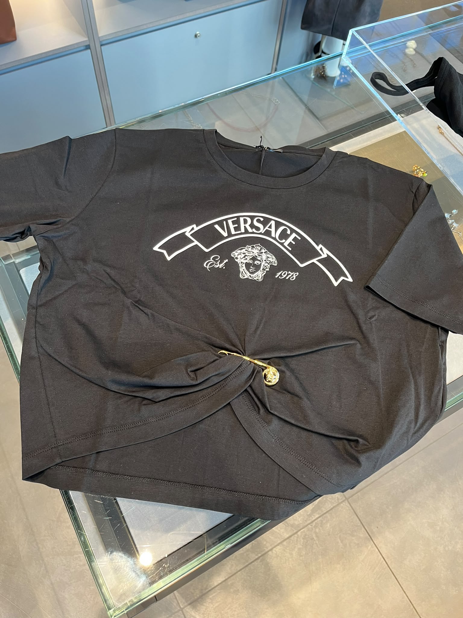 Medusa Safety Pin T-Shirt