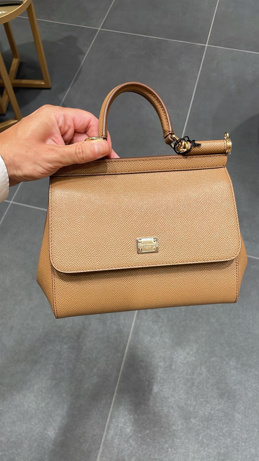 Sicily Small Bag in Dauphine Leather