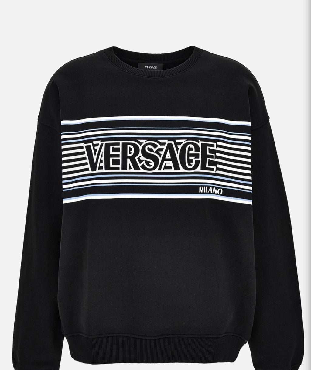 Logo Striped Sweatshirt