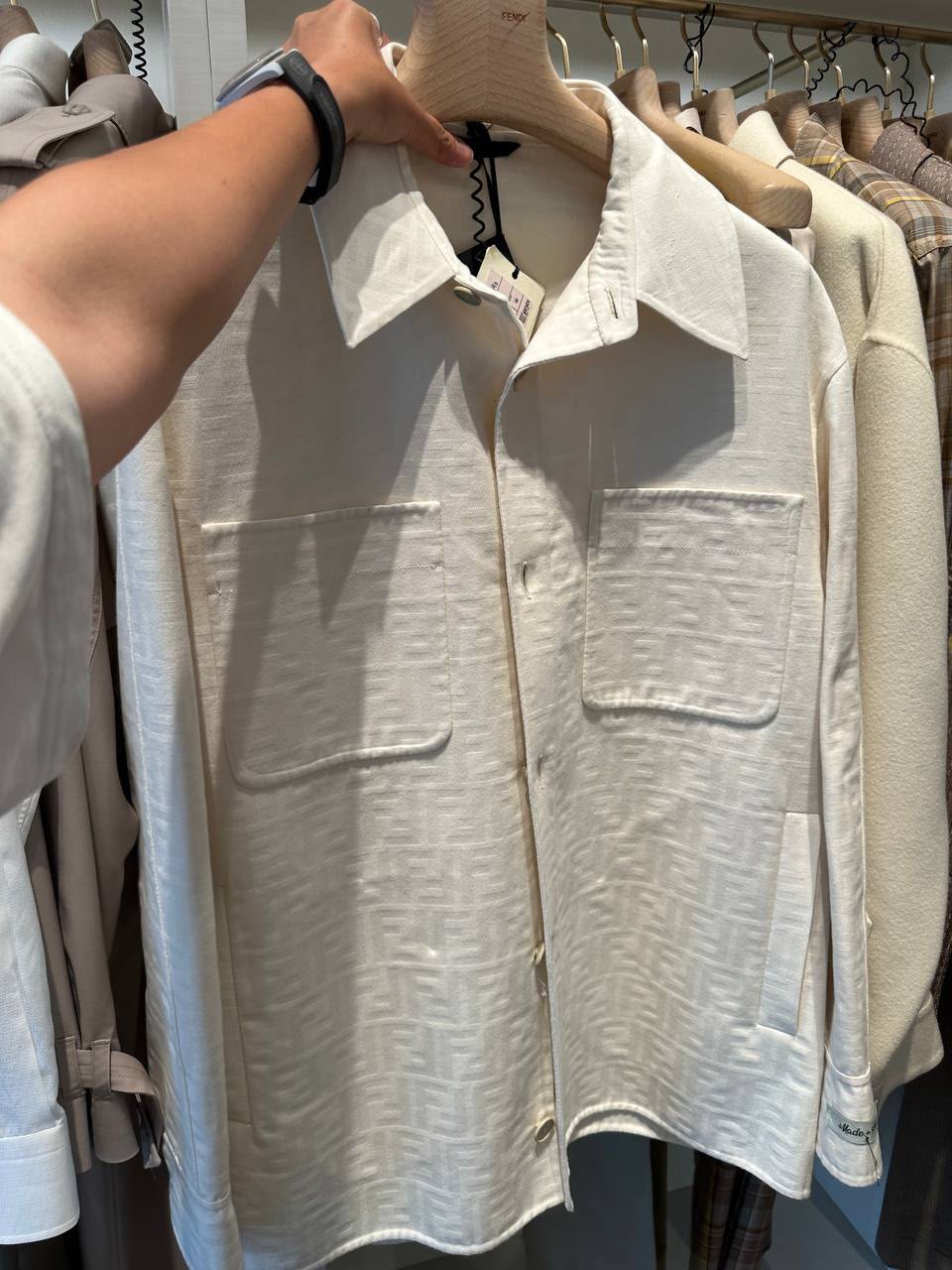 FF Logo Jacquard Overshirt