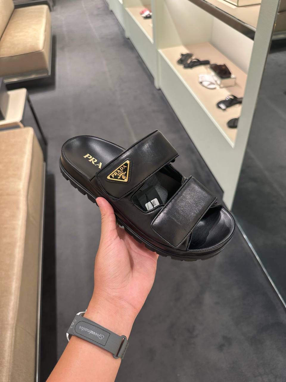 Leather Slides
