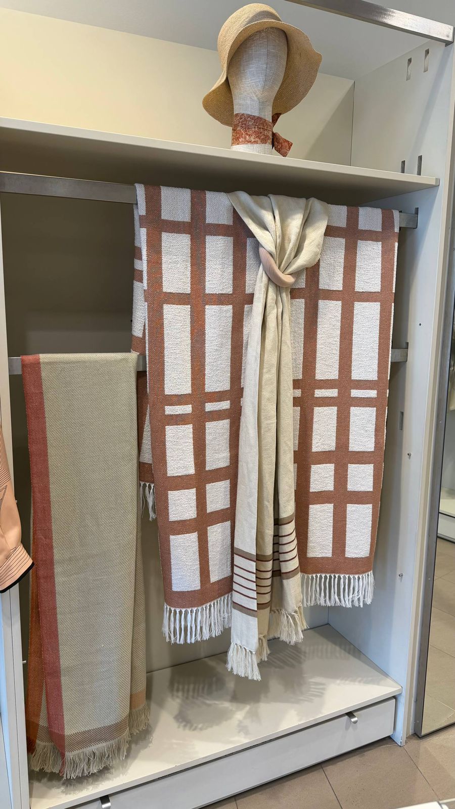 Woven Throw Blanket and Scarf