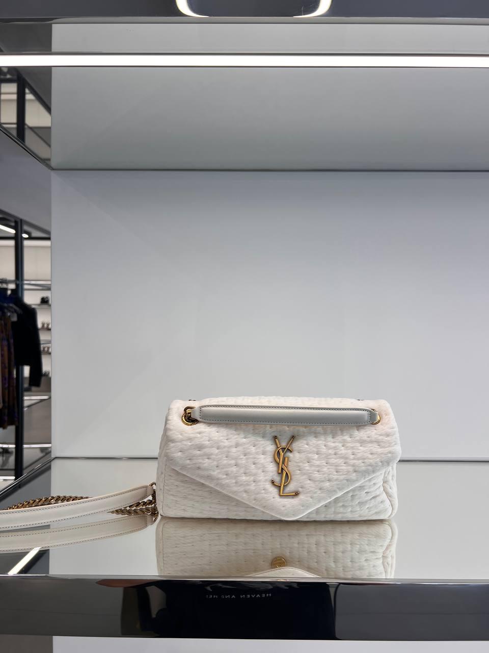 Loulou Puffer Small Bag in Quilted Fabric
