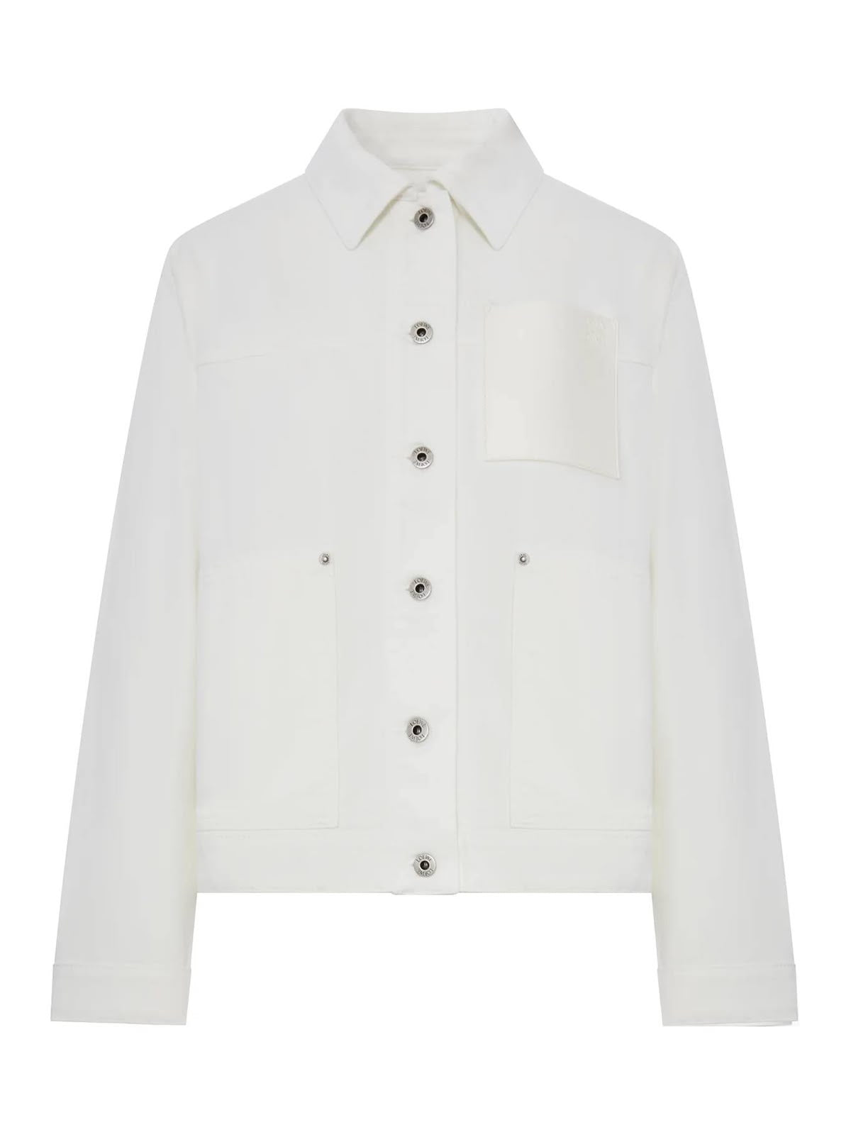 Workwear jacket in cotton canvas