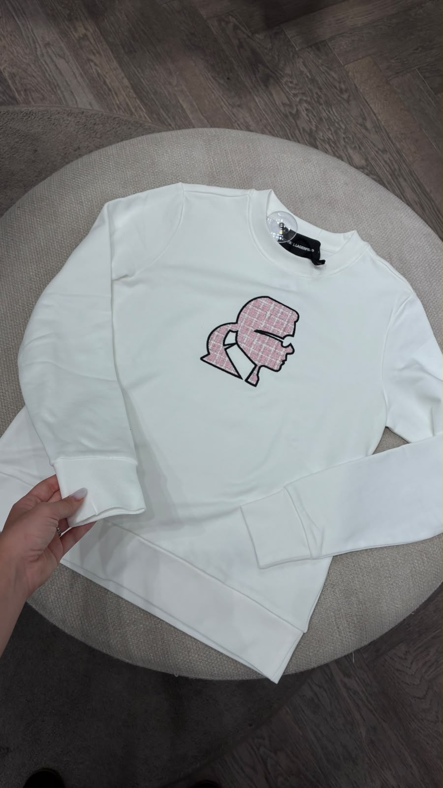 Choupette Tweed Icon Sweatshirt