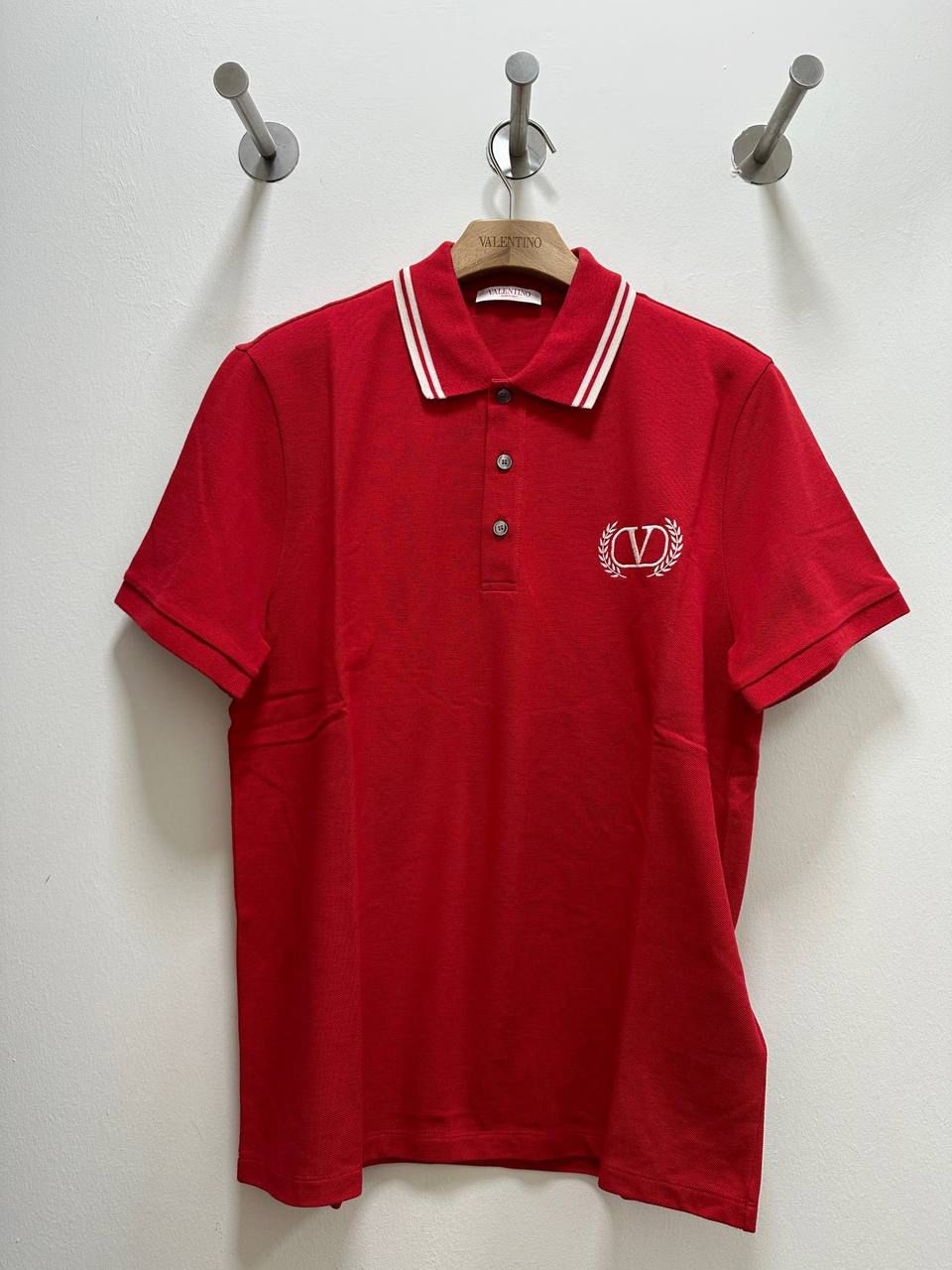 V-Logo Laurel Wreath Polo Shirt