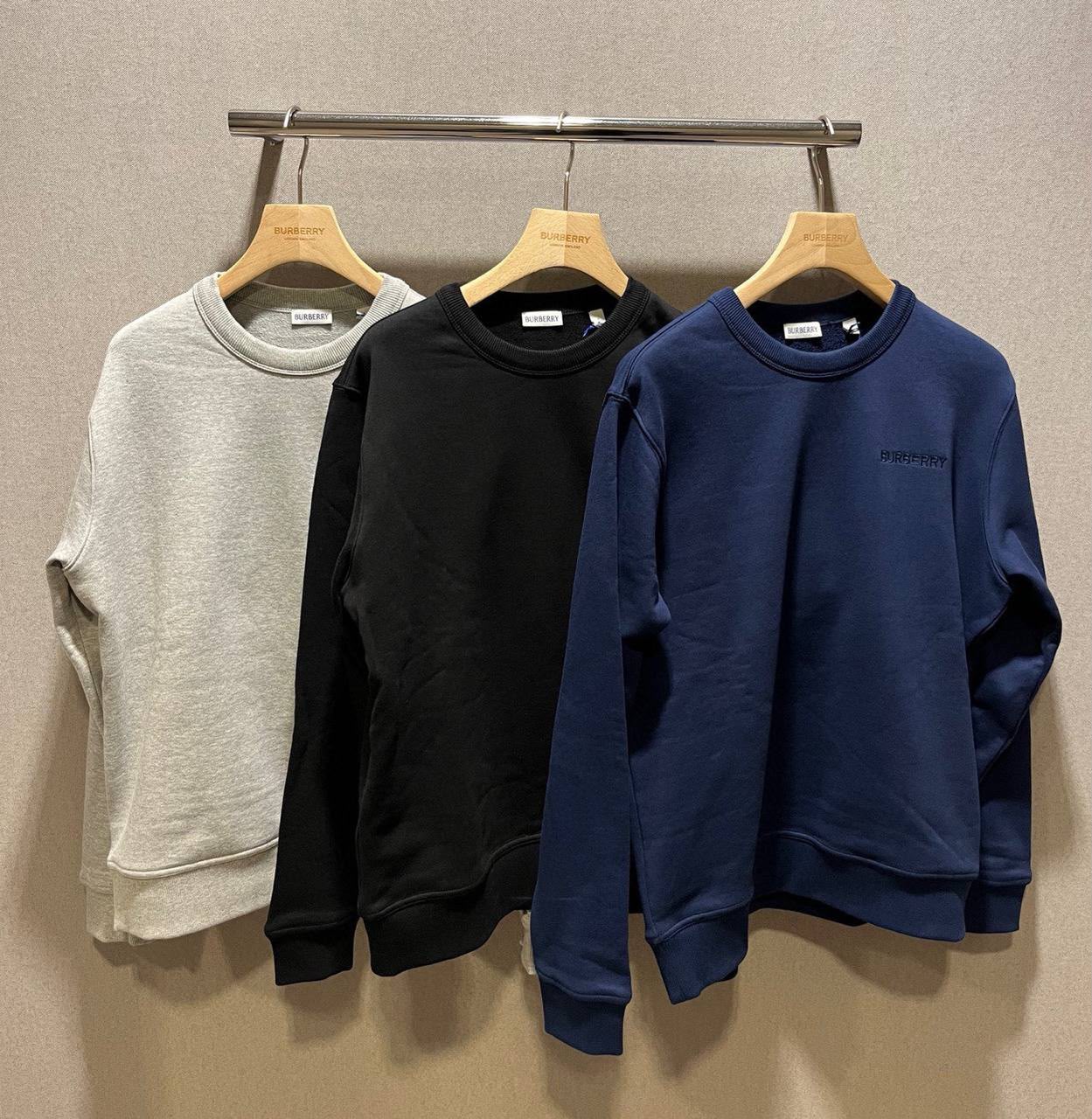 Embroidered Logo Cotton Sweatshirt