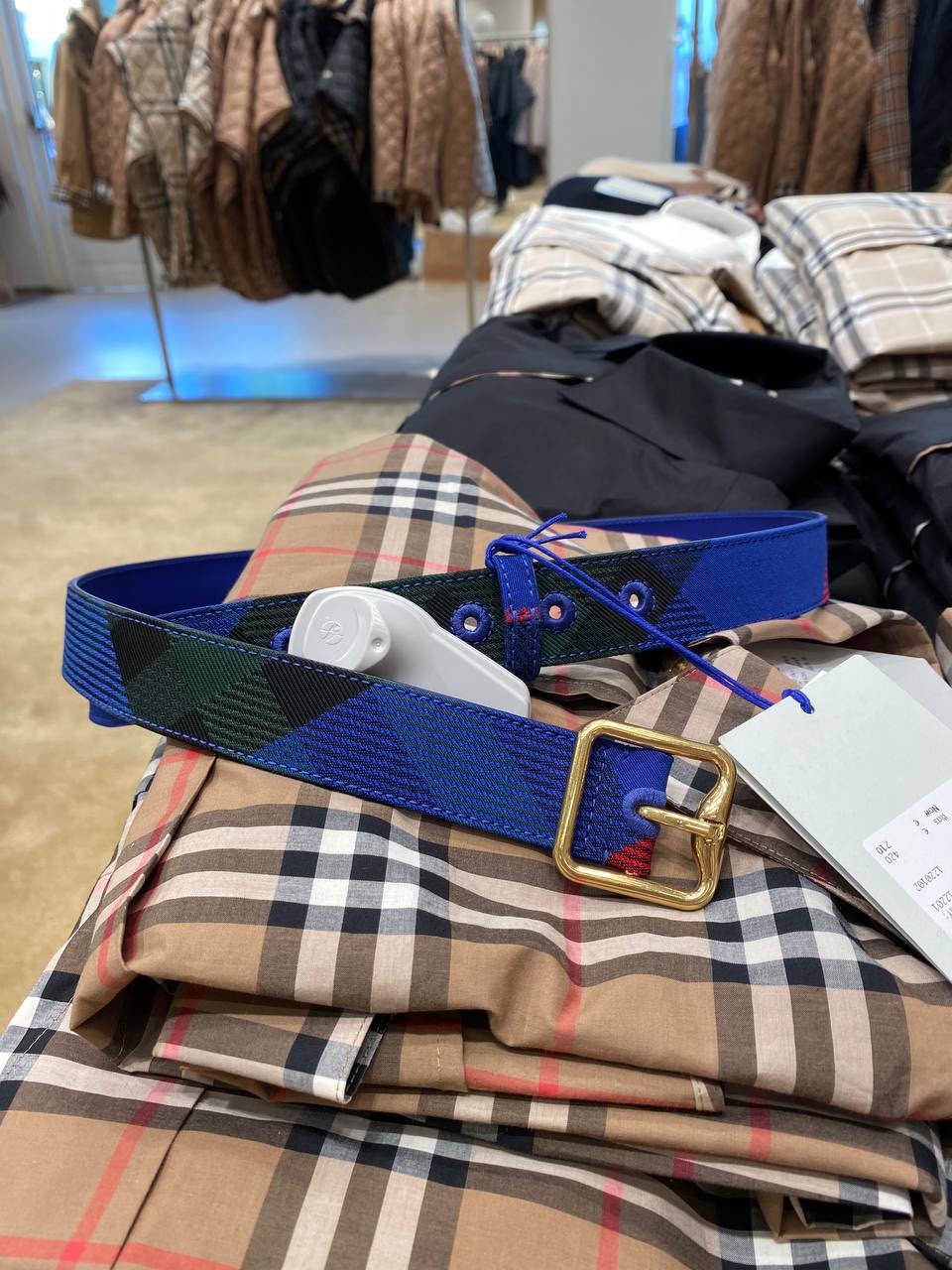 Tartan Webbing Belt