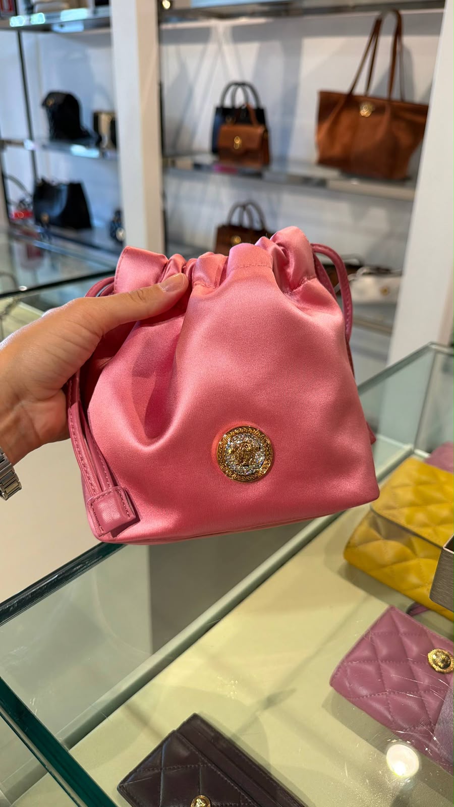 Medusa Satin Pouch