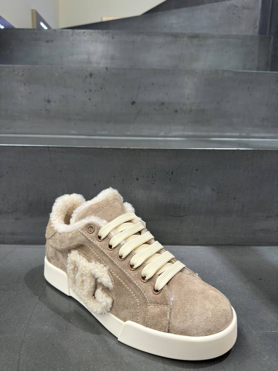 DG Logo Slingback Pumps in Suede