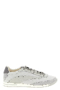 Techno and nubuck fabric sneakers
