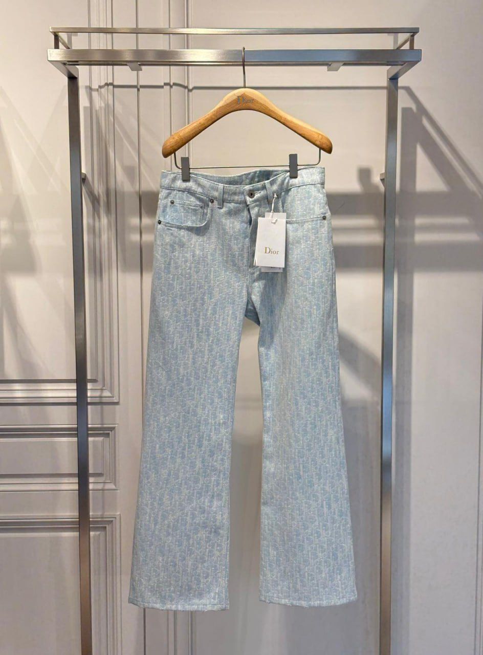 Oblique Denim Jeans