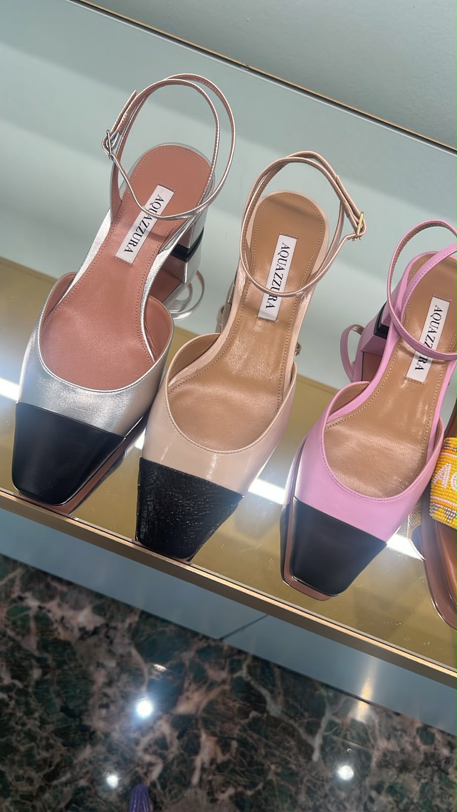 Cap-Toe Slingback Pumps