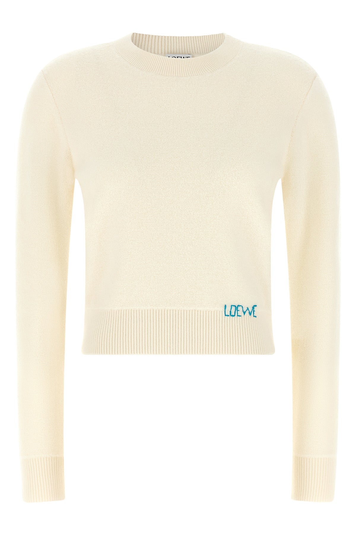 Logo embroidery sweater