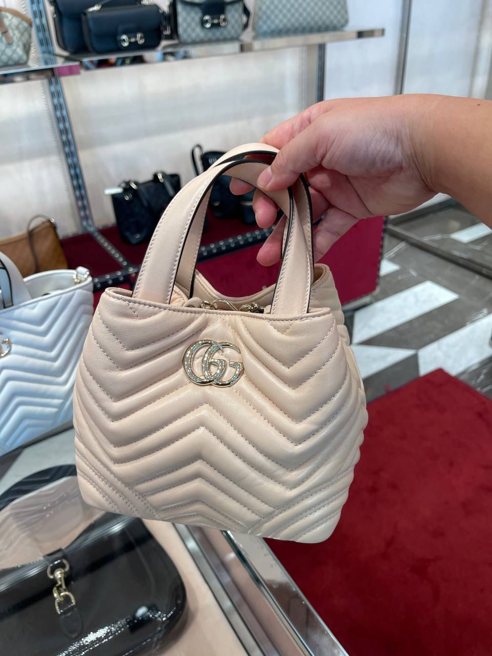 GG Marmont small top handle bag